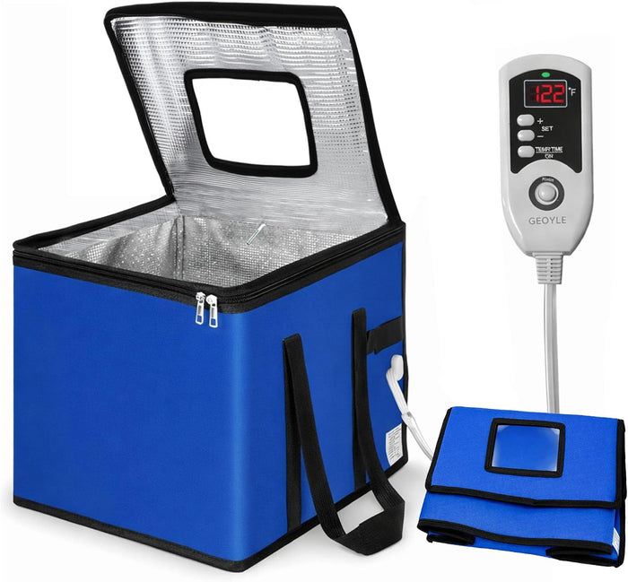 74l Large Foldable Proofing Box,Bread Proofer Blue 16.5 * 16.5 * 16.5in