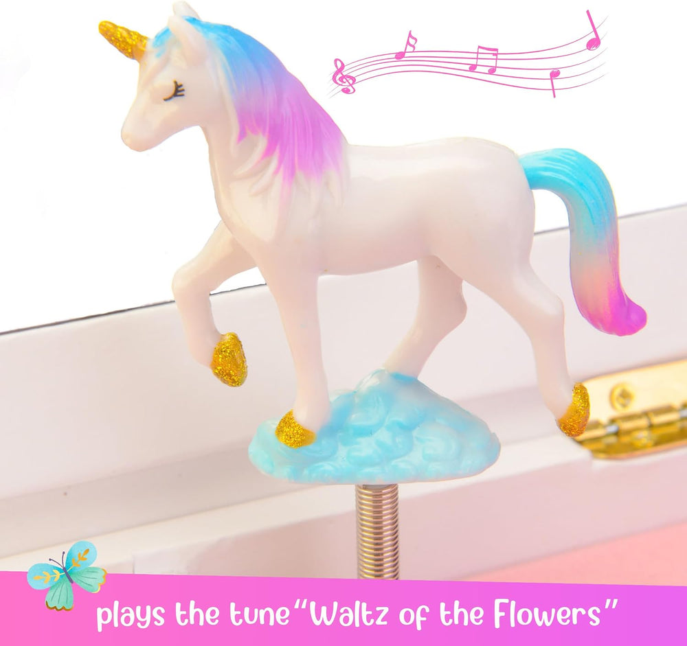 Giggle & Honey® Unicorn Musical Jewelry Box for Girls