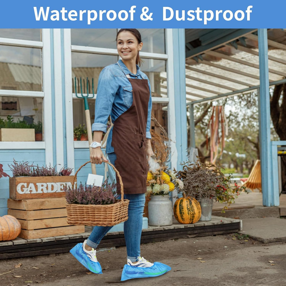 Roll CPE Shoe Covers Disposable,Booties for Shoes Covers,Non-Slip,Waterproof,...