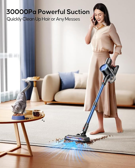 Cordless Vacuum Cleaner, 30Kpa/400W/45Mins Stick Cordless Vacuum Cleaner - Image 2