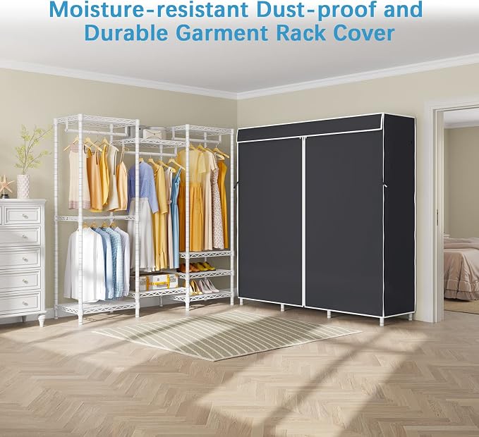 VIPEK V5C Covered Clothes Rack Heavy Duty Portable Closet Wardrobe, - Image 9