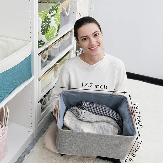TheWarmHome Fabric Storage Bins Baskets - Image 2