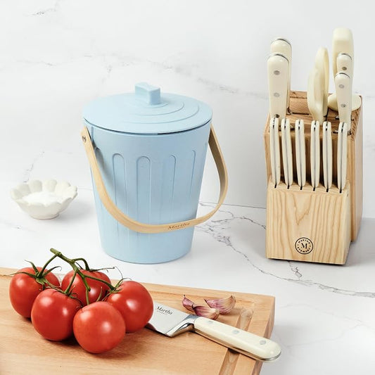 Martha Stewart Indoor Compost Bin | Countertop Composting Bucket - Image 2
