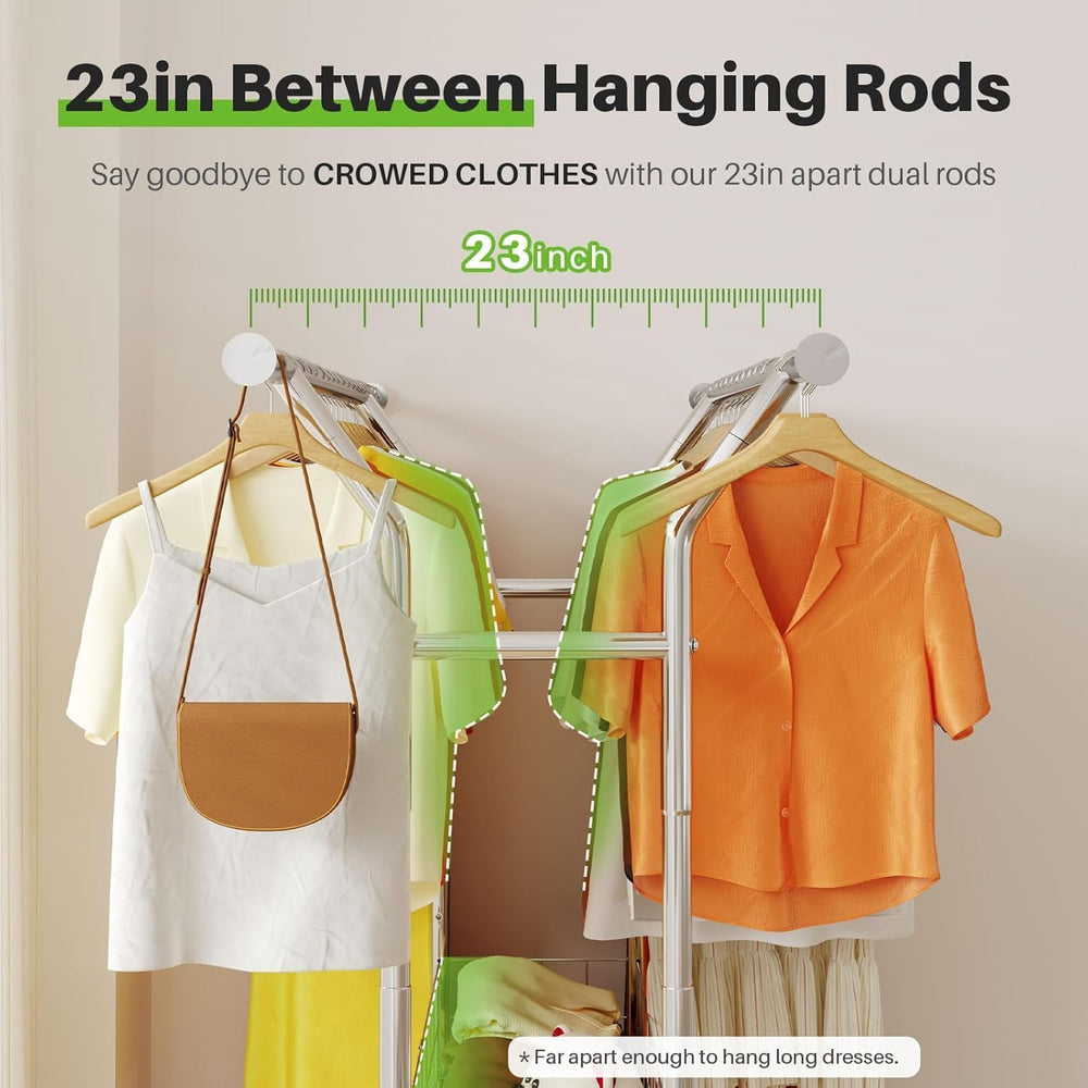 HOKEEPER Clothing Rack Heavy Duty Clothes Rack for Hanging Clothes Adjustable...