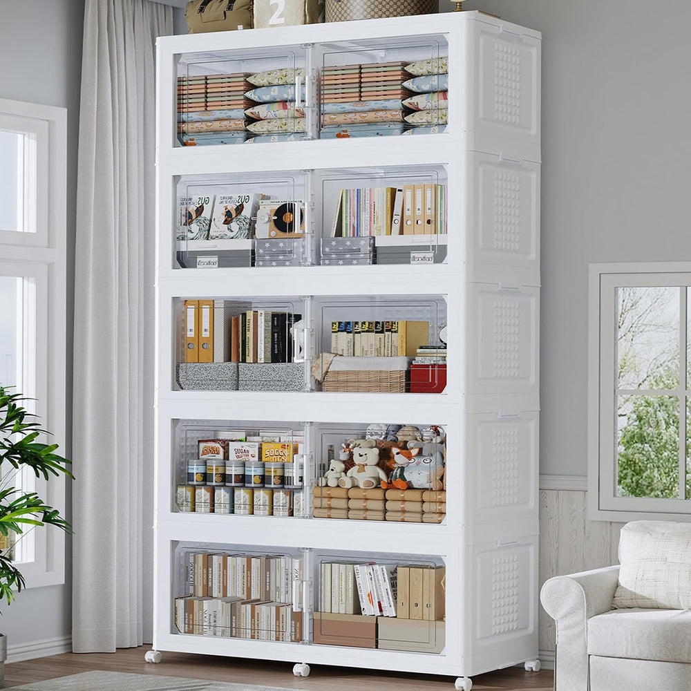 250GAL Extra Large Storage Bins with Lid, 1000Qt Stackable Closet Organizers ...