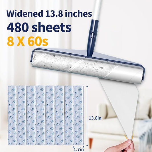13.8in Lint Roller Refills Large Lint Roller Refill - Image 2