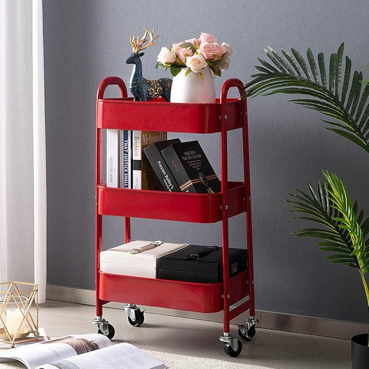 AGTEK Makeup Cart, Movable Rolling Organizer Cart - Image 2