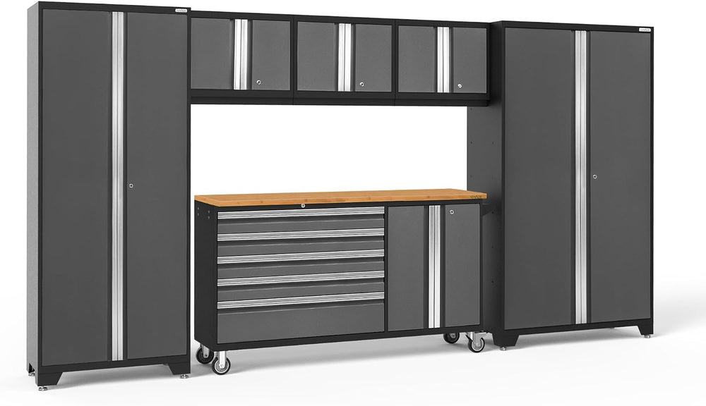 NewAge Products Cabinet Bold Series Gray 6 PC Set (62in. Project Center, ...