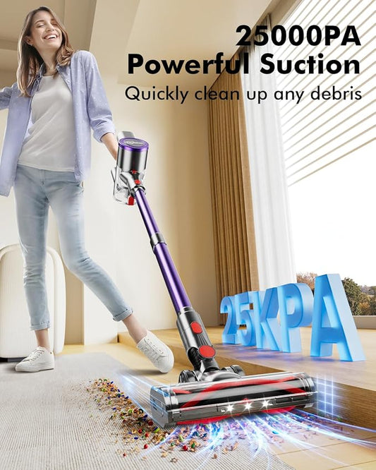 Cordless Vacuum Cleaner, 25kPA Vacuum Cleaners - Image 2