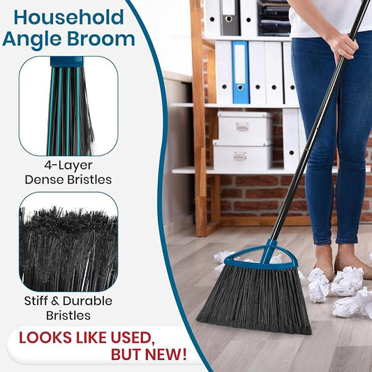 MAVRIZ 3 Pack Heavy Duty Broom Outdoor - Image 2