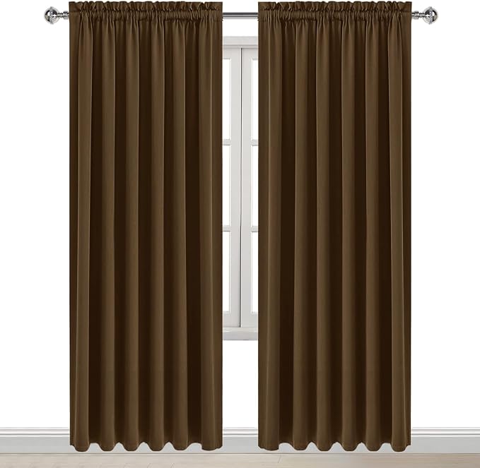 DWCN Blackout Curtains for Living Room Thermal Insulated, Energy Saving & Noise - Image 9