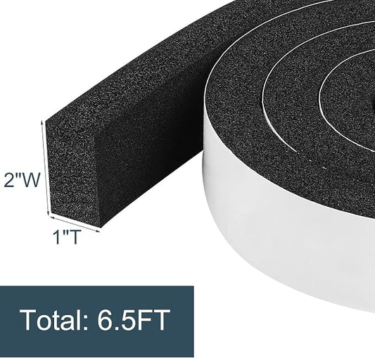 YIJUHOU Weather Stripping Door Seal Window Air Conditoner Insulation Foam Seal - Image 2