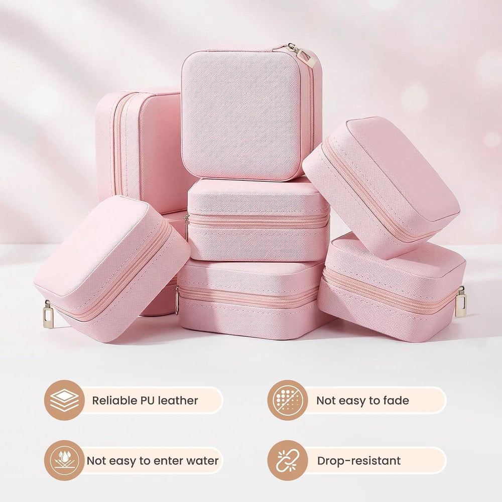 Easytle 24 Pcs Travel Jewelry Box Exquisite Travel Jewelry Case Portable Jewe...