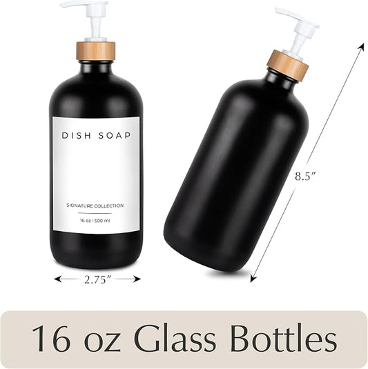 Emerson Glass Soap Dispenser Set - Image 2