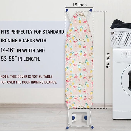 Ironing Board Cover and Pad 15x54 Inch Standard Ironing Board Cover - Image 2