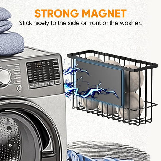 Magnetic Dryer Ball Holder for Laundry Room Organization and Storage, Magnetic - Image 2