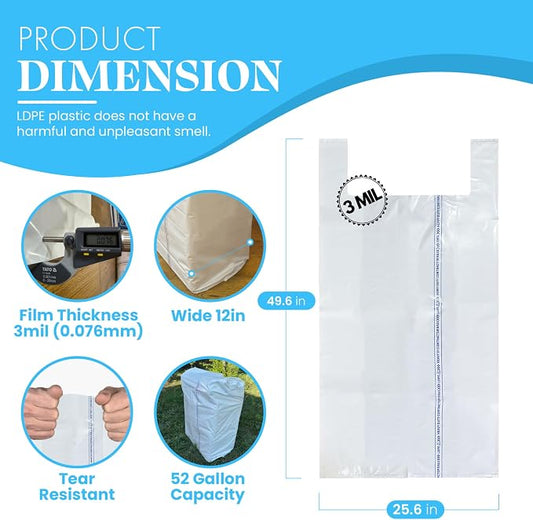 Heavy Duty Contractor Trash Bags - Image 2