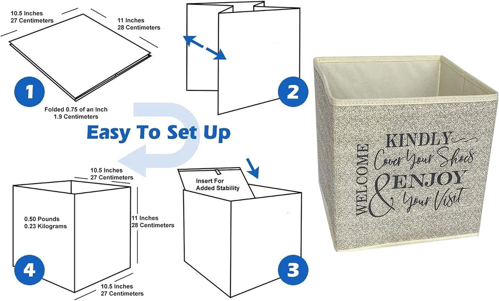 Life Charge Shoe Covers Box - Real Estate Open House Supplies for Realtor Lis...