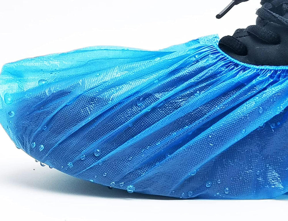 QIANSOU 1000 PCS Bulk Shoe Covers Disposable Durable Waterproof Boot Covers