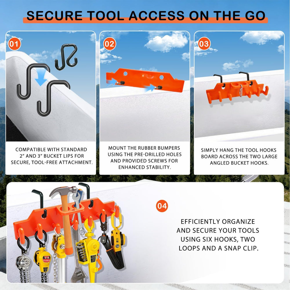 Lineman Tool Board, Bucket Truck Hook Organizer, Bucket Truck Accessories for...