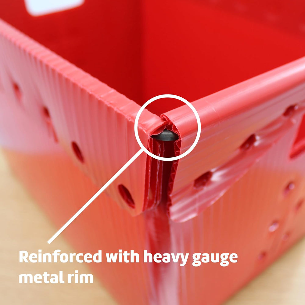 Flipside Products 18.25" x 13.25" x 11.6" Plastic Storage Post...