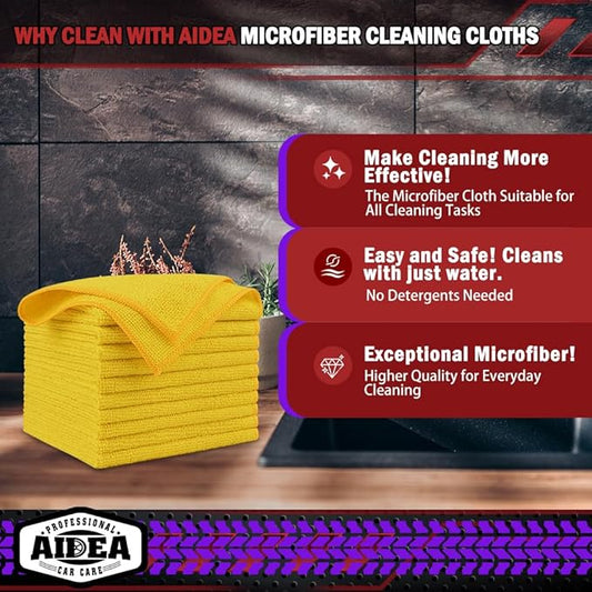 AIDEA Microfiber Cleaning Cloth, Microfiber Towels - Image 2