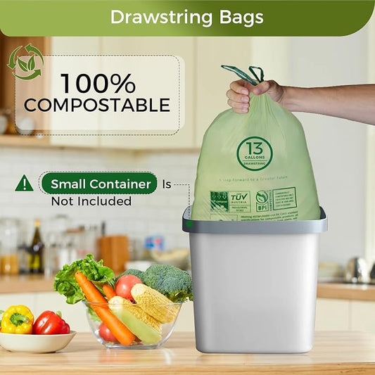 13 Gallon Compostable Trash Bags - Image 2
