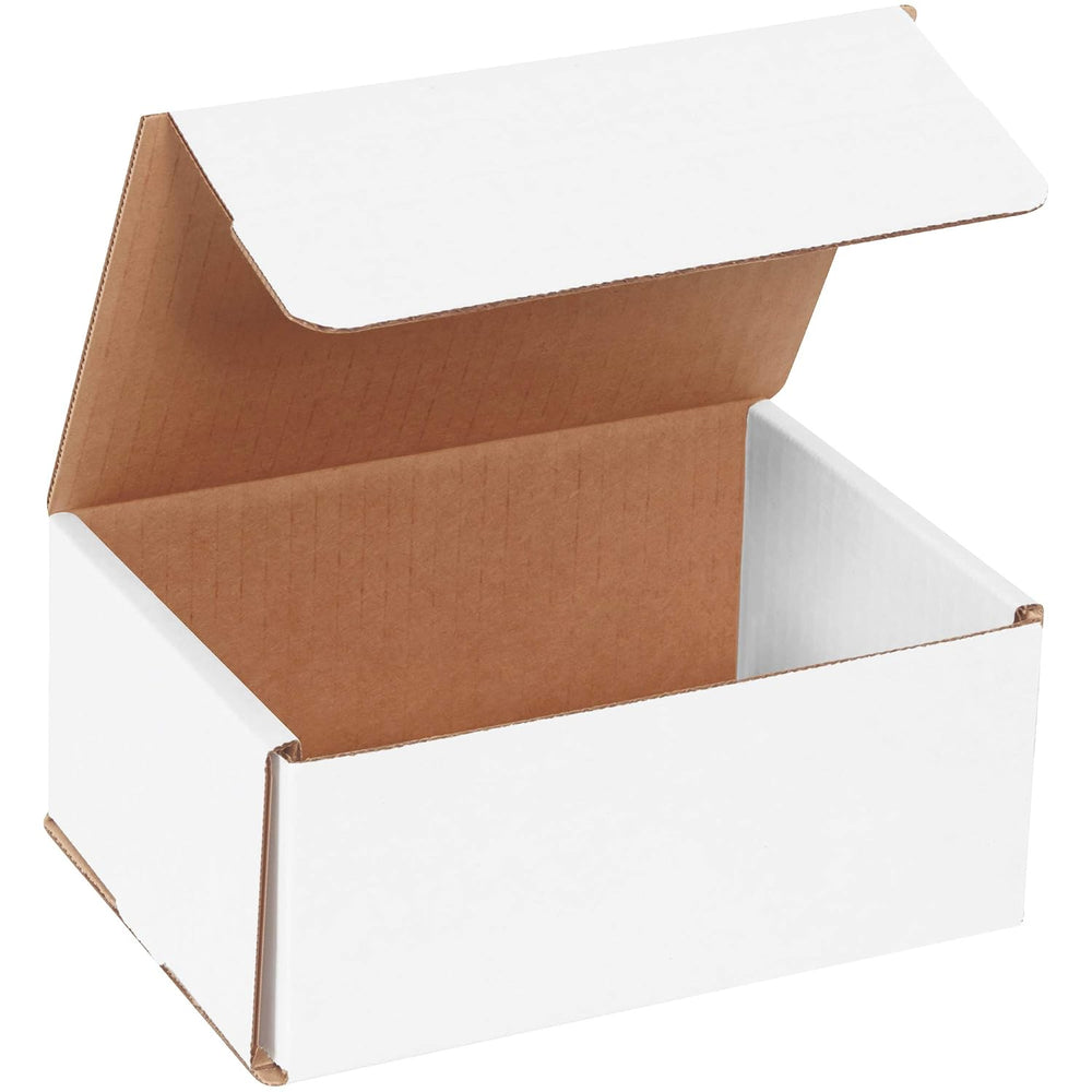 Box USA Small Shipping Boxes 7" x 5" x 3", 50-Pack, Bulk - Whi...