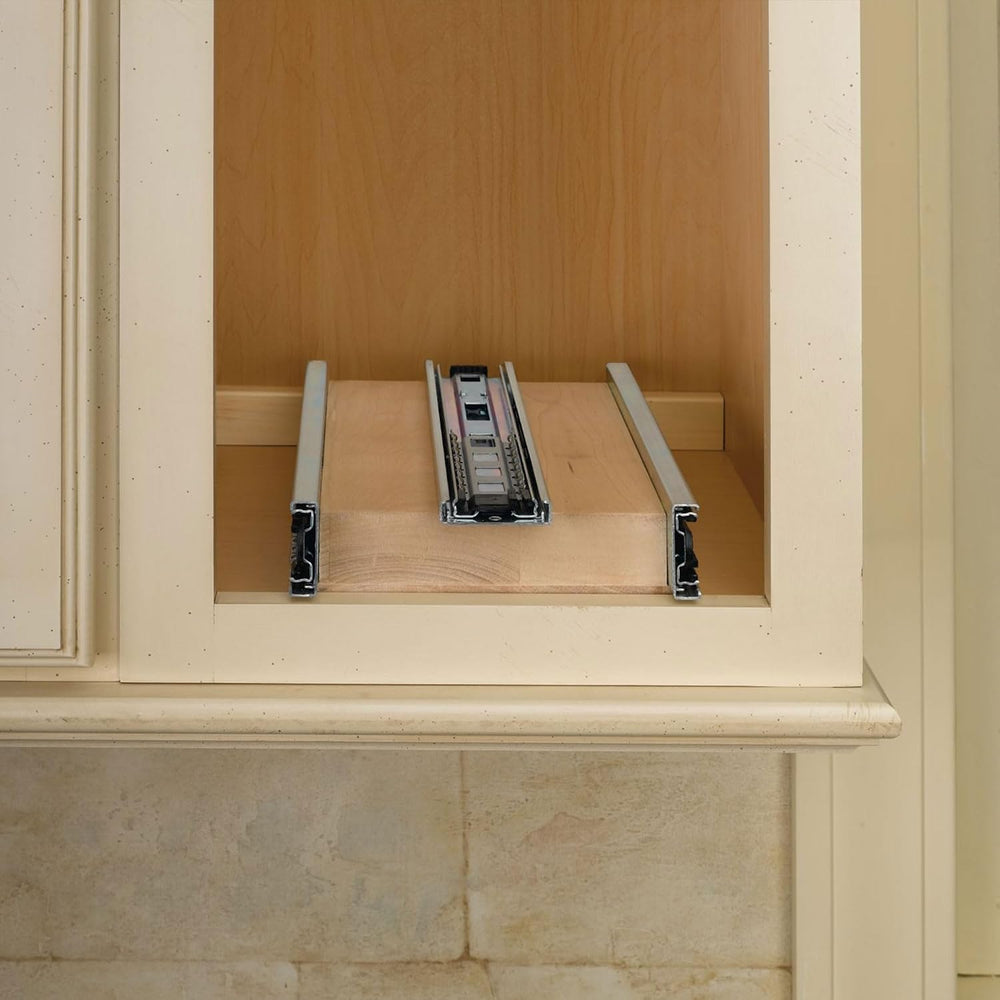 Rev-A-Shelf Maple Pullout Organizer for Wall Kitchen Cabinets, Full Extension...