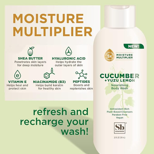 Soapbox Cucumber + Yuzu Lemon Body Wash - Image 2