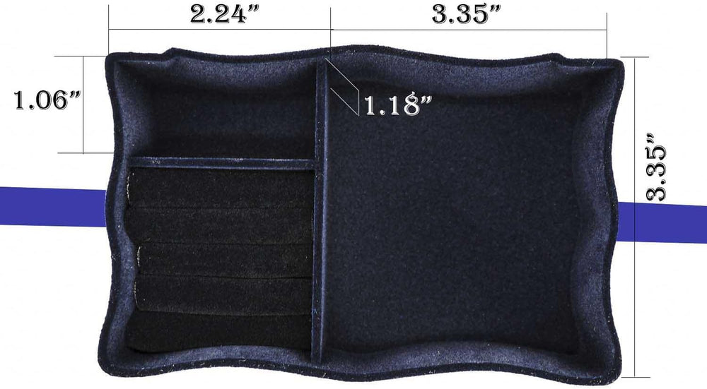 Luxury Vintage Rectangle Metal Alloy Jewelry Box Trinket Organizer Storage Bo...