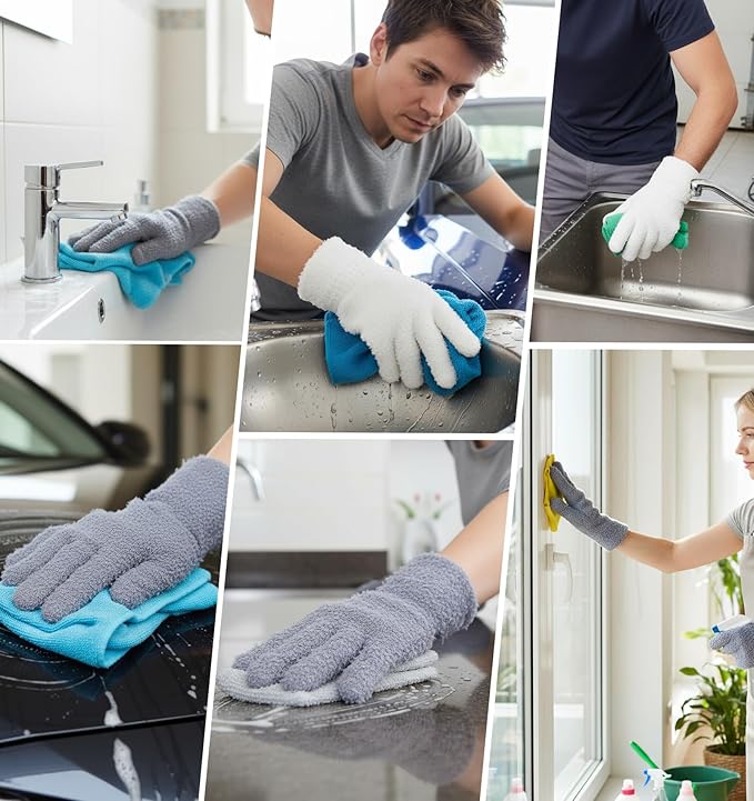 Microfiber Gloves for Plant Dusting - Image 7