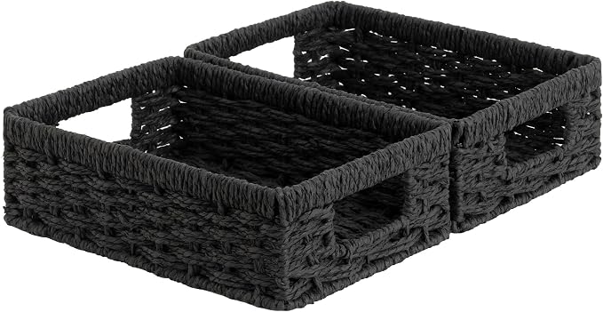 StorageWorks Small, Pantry Baskets, Wicker Storage Baskets - Image 8