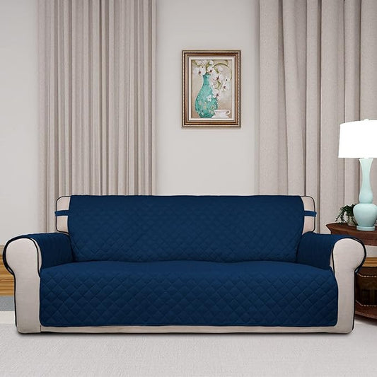 PureFit Reversible Quilted Sofa Cover, Water Resistant Slipcover Furniture - Image 2