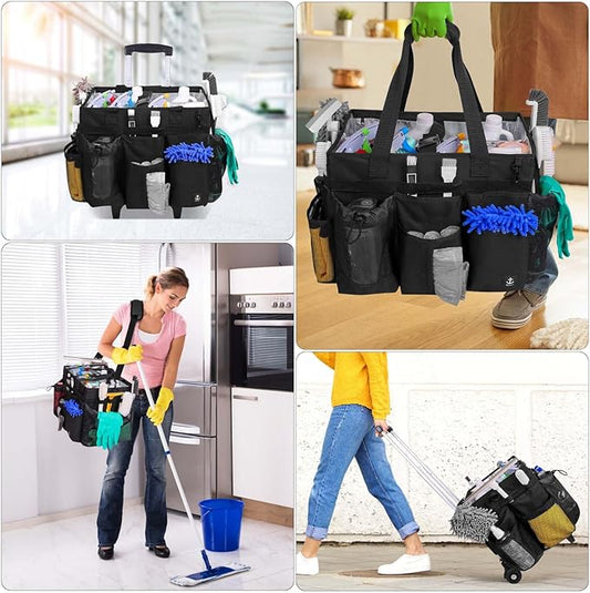 Extra Large Rolling Cleaning Caddy Bag - Image 2
