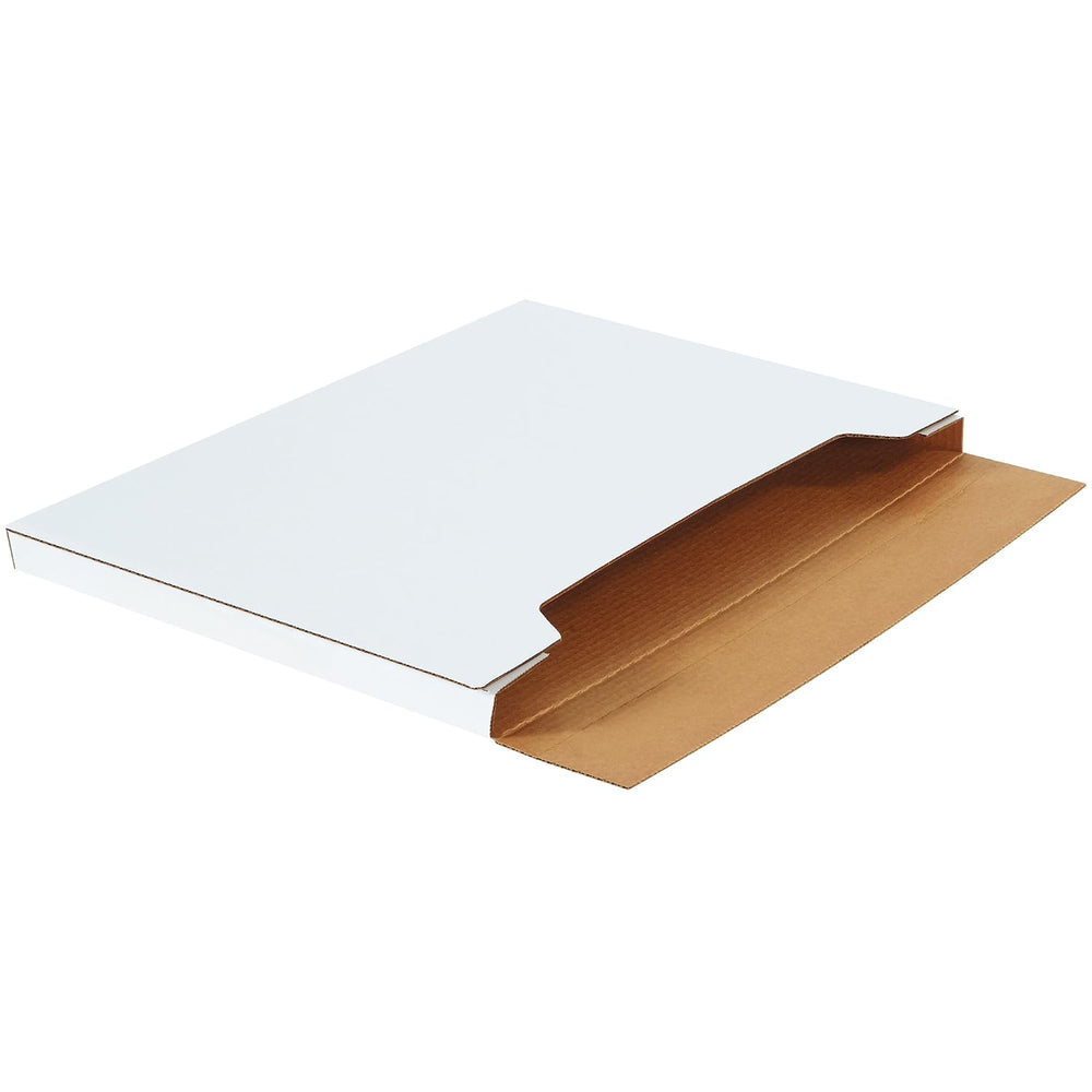 Boxes Fast BFM30221 Jumbo White Fold-Over Cardboard Mailers, 30 x 22 1/2 x 1 ...