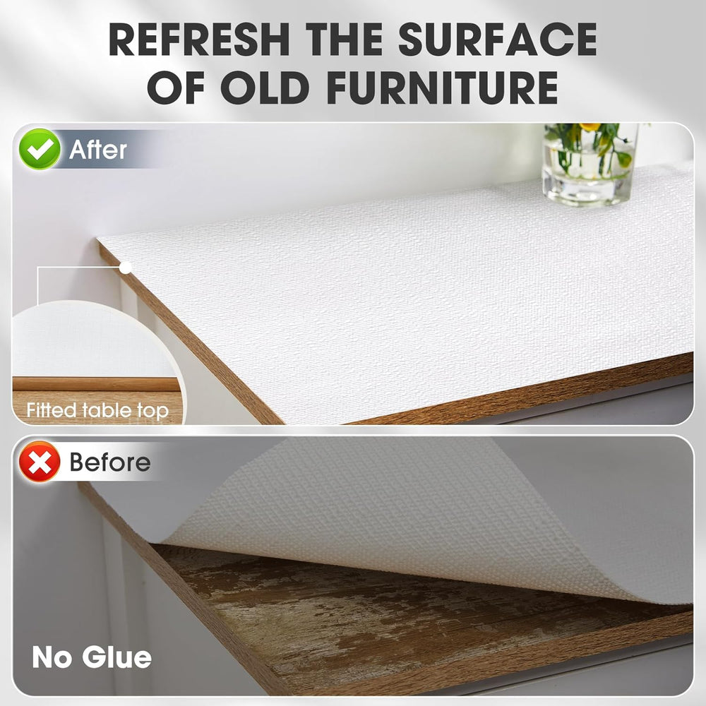 Drawer and Shelf Liner for Kitchen Cabinets, White, 24IN X 30FT