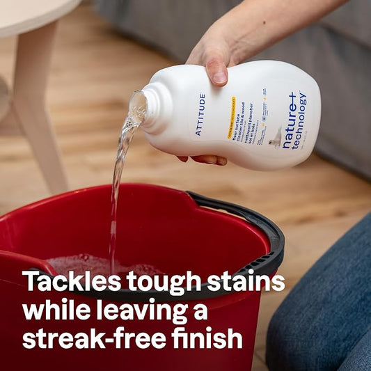 ATTITUDE Floor Cleaner, EWG Verified, Streak-Free, Vegan & Plant-Based - Image 2