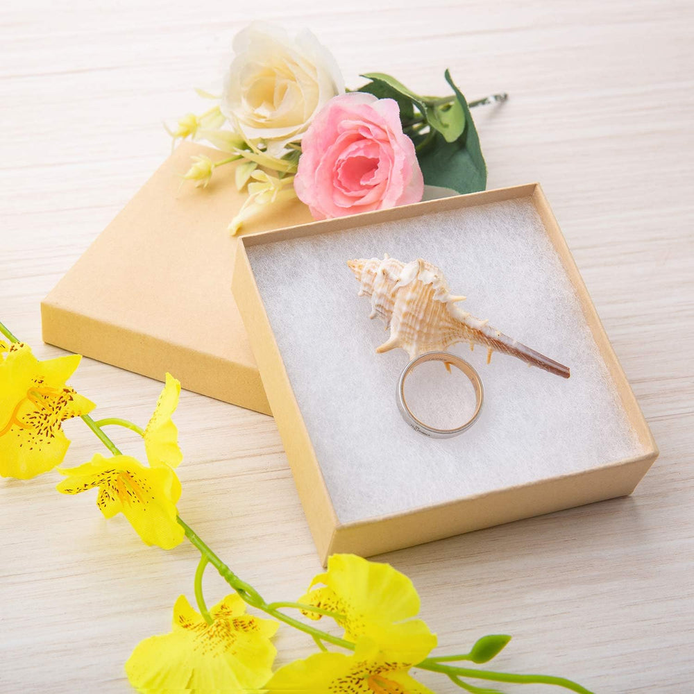 GEFTOL Jewelry Gift Boxes 96 Pack 3.5x3.5x1 Inch Cardboard Jewelry Boxes,Smal...