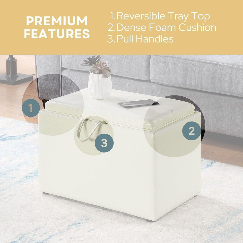 Convenience Concepts Designs4Comfort Accent Storage Ottoman 22.75" - Mod...