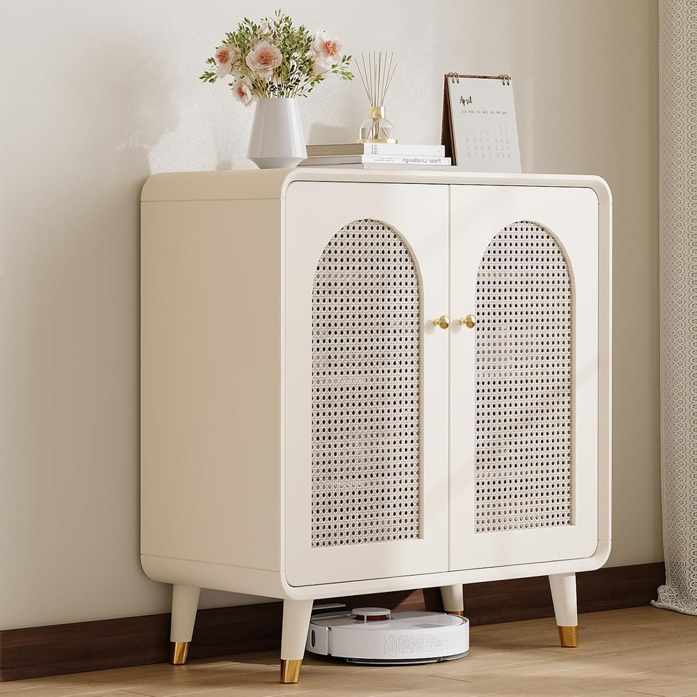 Luxury Closet Freestanding Shoe Cabinet, 4 Tier Wooden Shoes Storage Organize...