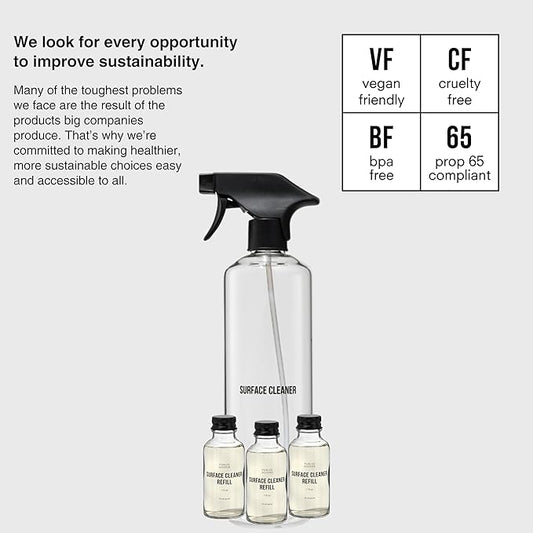 Public Goods Multi Surface Cleaner Refill & Glass Spray Bottle | All Purpose - Image 2