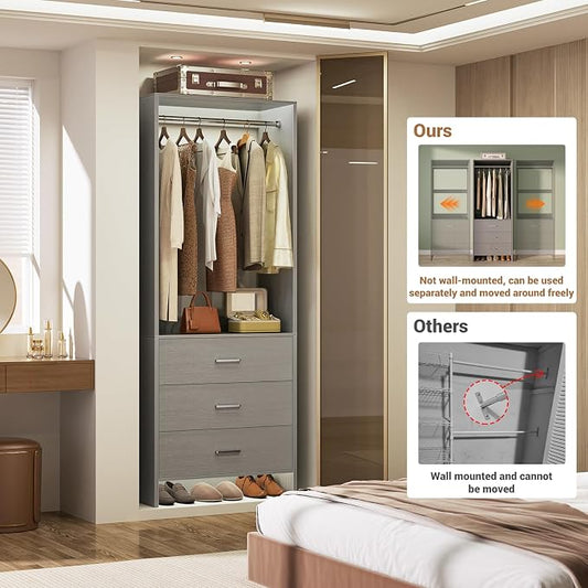 Aheaplus 2FT Closet System - Image 2