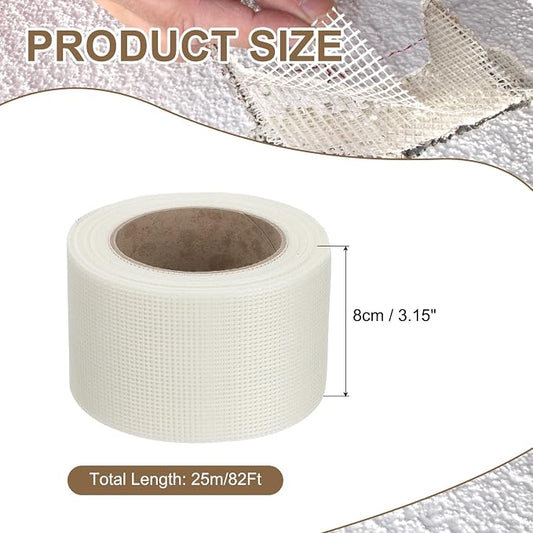 PATIKIL Drywall Repair Mesh Tape, 3 inch x 82 ft Fiberglass Repair Patch - Image 2