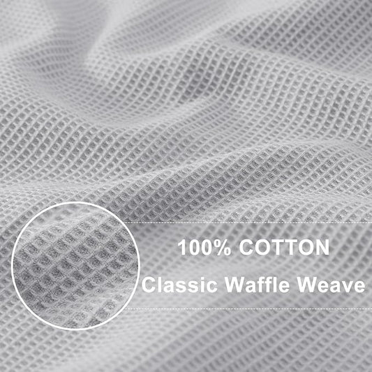 Homaxy 100% Cotton Waffle Weave Kitchen Towels - Image 2
