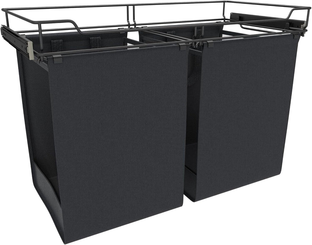 Rev-A-Shelf CSOHSL-30-1 Sidelines 30"W x 21"H Pull Out Double Laund...