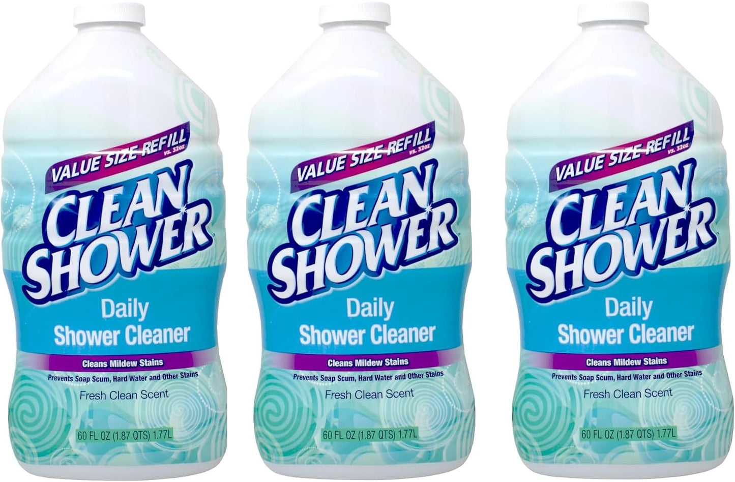 CLEAN SHOWER REFILL FRESH CLEAN SCENT 60 OZ (3 Pack)