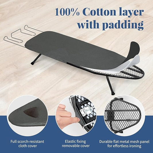 Small Ironing Board Foldable, BlissBoard Tabletop Iron Board - Image 2