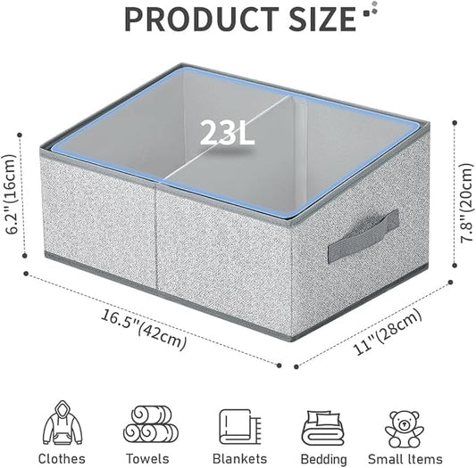 DIMJ Storage Baskets for Shelves 8 Packs - Image 2