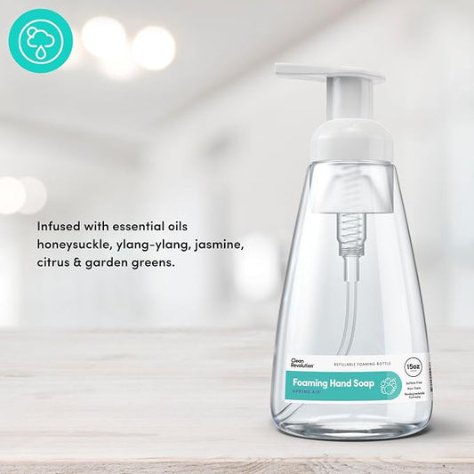 Clean Revolution Ready to Use Foaming Hand Soap | Three Pack | Jumbo 15oz - Image 2